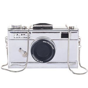 Pu Film Camera Shaped Snapshot Casual Cross Body Shoulder Handbag :')